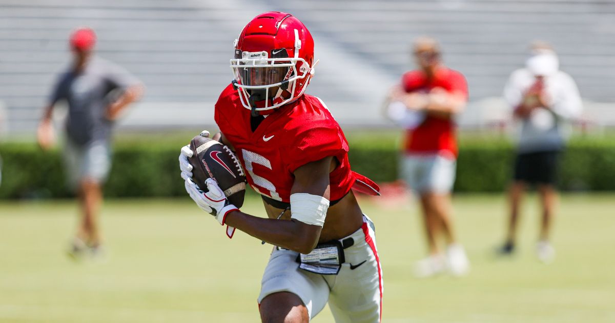 Georgia WR AD Mitchell Back In The Mix At Practice