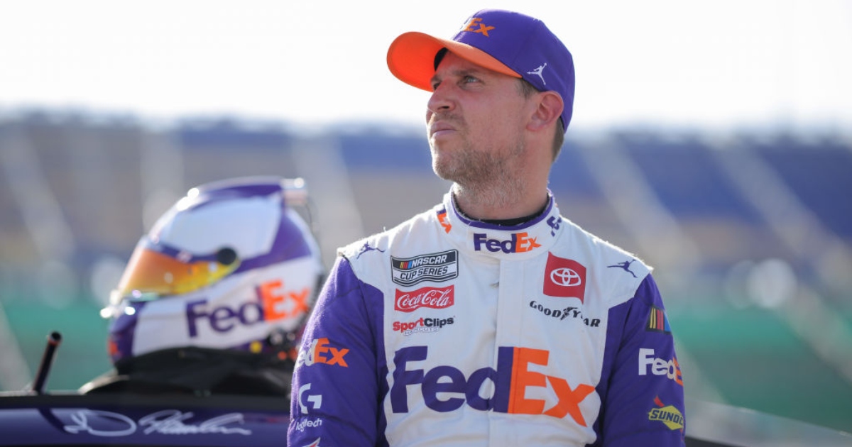 Denny Hamlin Considers What Happened Between Kyle Larson Ross Chastain