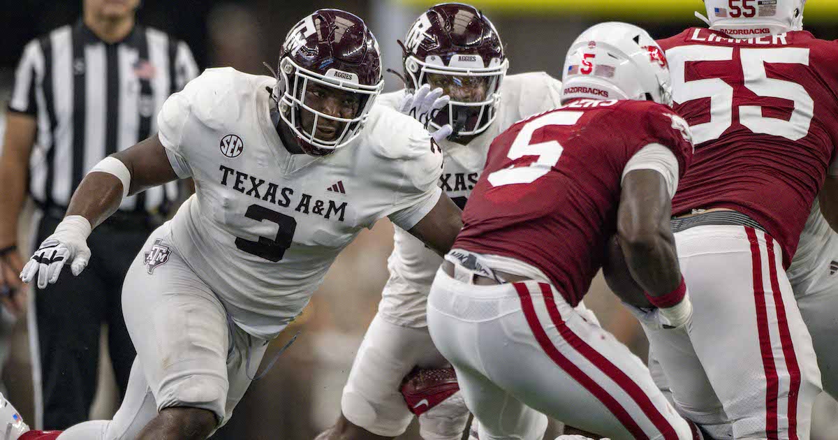 Texas A M DL McKinnley Jackson Declares For 2024 NFL Draft