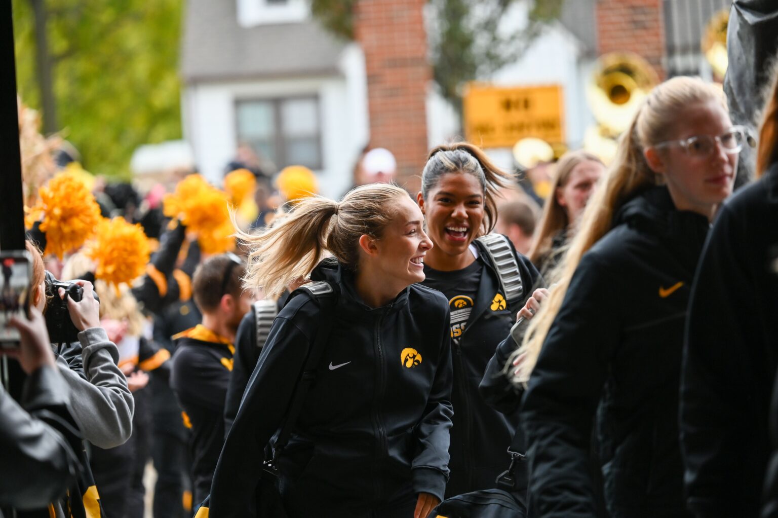 PHOTO GALLERY Crossover At Kinnick Hawk Walk And Pregame