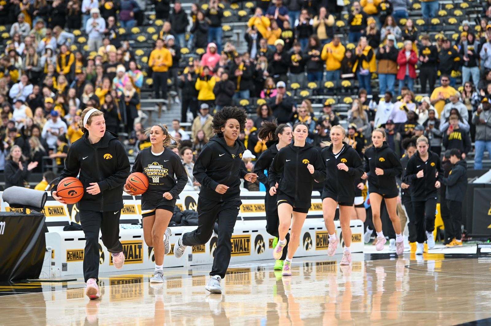 Photo Gallery Crossover At Kinnick Hawk Walk And Pregame