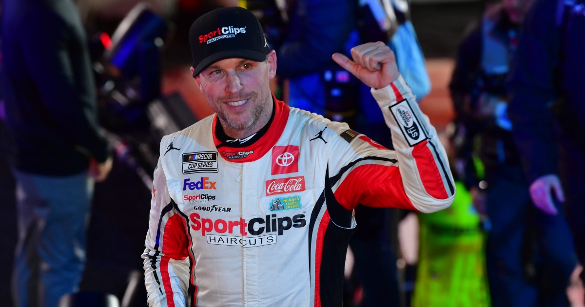 Kevin Harvick Disagrees With Larry Mcreynolds On Denny Hamlin Win Total