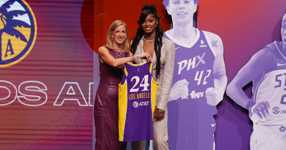 Rickea Jackson Reacts To Being Selected By Los Angeles Sparks In 2024