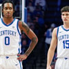 Kentucky stars Rob Dillingham and Reed Sheppard