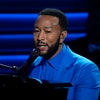 John Legend performs Free during the 64th Annual Grammy Awards at the MGM Grand Garden Arena in Las Vegas - Robert Hanashiro-USA TODAY