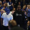 Former Kentucky players Sam Malone, Doron Lamb, and Marquis Teague at Big Madness - Dr. Michael Huang, Kentucky Sports Radio