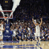 Koby Brea and Andrew Carr celebrate Kentucky's win over Florida - Dr. Michael Huang, Kentucky Sports Radio