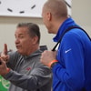 John Calipari (left) and Mark Pope - Zack Geoghegan, Kentucky Sports Radio
