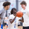 Malachi Moreno (left), Denzel Aberdeen (middle), and Reece Potter - Chet White, UK Athletics