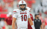 South Carolina quarterback Colten Gauthier before a game at Georgia