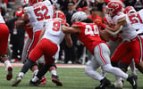JT Tuimoloau by Matt Parker -- Lettermen Row --