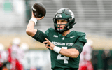 Michigan State quarterback Sam Leavitt