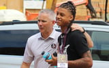 Devin Carter Arriving at Florida State greeted by Mike Norvell (Matt LaSerre/Warchant)