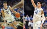 Photos of Reed Sheppard (left) and Derek Willis via KSR, Imagn Images