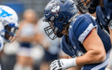 UConn Football OL Wes Hoeh during the Buffalo game.