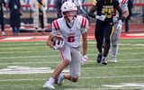 Avonworth 2028 wide receiver Jaden Jones makes a catch in the PIAA 3A state championship game against Northwestern Lehigh in Mechanicsburg, Pa. Dec. 6, 2025 - Nathan Breisinger / PSN