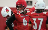 Louisville Football’s Stanquan Clark at open practice. March 18, 2026