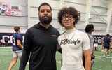 2029 wide receiver Jariel Diaz on a visit to UConn