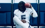 UConn Football running back Kenji Christian