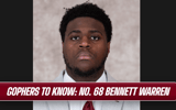 Minnesota - Gophers to know No. 68 Bennett Warren - hookly