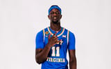 West Virginia center Mo Sylla.