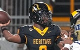 American Heritage quarterback Neimann Lawrence (8) passes against West Boca in the fourth quarter on Aug. 21, 2026, in