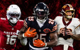 Former Rutgers football players Max Melton, Kyle Monangai, Athan Kaliakmanis in the NFL