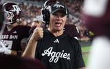 Texas A&M football offensive line coach Adam Cushing