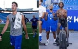 Photos of Milan Momcilovic (left) and Kam Williams via Chet White, UK Athletics