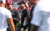 South Carolina offensive coordinator Kendal Briles on the sideline against Kent State. 9-5-2026.