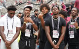 From left to right: Texas A&M commits Kaden Henderson, Jaden Upshaw, Mark Matthews, Jayce Johnson, and Kamarui Dorsey