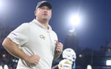 Sep 3, 2026; Atlanta, Georgia, USA;  Georgia Tech Yellow Jackets head coach Brent Key takes the field at Bobby Dodd Stadium at Hyundai Field.  Mandatory Credit: Brett Davis-Imagn Images