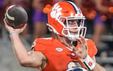 Clemson quarterback Tait Reynolds (2) passes playing Georgia Southern University during the fourth quarter at Memorial Stadium