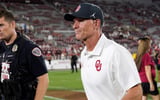 Oklahoma coach Brent Venables walks off the field after a college football game between the University of Oklahoma Sooners (OU) and the New Mexico Lobos at Gaylord Family-Oklahoma Memorial Stadium in Norman, Okla., Saturday, Sept. 19, 2026. Oklahoma won 14-6.