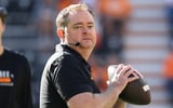 Sep 26, 2026; Knoxville, Tennessee, USA; Tennessee Volunteers head coach Josh Heupel on the field during warmups before the game against the Texas Longhorns at Neyland Stadium. Mandatory Credit: Randy Sartin-Imagn Images