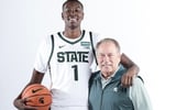 C Jaydn Jenkins on Michigan State official visit (Photo via Jenkins)