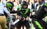 Oregon Ducks football-Brock Thomas-Dante Moore