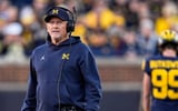 Michigan Wolverines football head coach Kyle Whittingham during a win over Penn State. (Photo by USA TODAY Network via Reuters Connect)