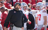 Ohio State Head Coach Ryan Day during the Indiana versus Ohio State football game at Memorial Stadium on Saturday, Oct. 17,
