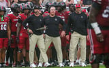 Kendal Briles on the sideline during South Carolina vs. Mississippi State on 9/16/26. Photo By: Katie Dugan | GamecockCentral