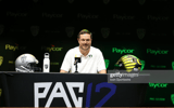 LOS ANGELES, CA - JULY 29: Oregon coach Dan Lanning during the Pac-12 Football Media Day on July 29, 2022, at Novo Theater in Los Angeles, CA. (Photo by Jevone Moore/Icon Sportswire via Getty Images)