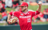 Kyle Perry deals a pitch