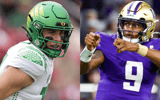 Oregon QB Bo Nix, Washington QB Michael Penix Jr.