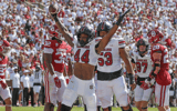 South Carolina football tight end and special teamer Moe Brown celebrating a successful 2-point converstion (Photo by: CJ Driggers | GamecockCentral.com)