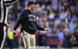 South Carolina head coach Shane Beamer during the Ole Miss game on November 1 2025 (Katie Dugan GamecockCentral)