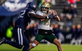 UConn Football linebacker Oumar Diomande versus USF