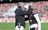South Carolina's Shane Beamer and Vandrevius Jacobs (Photo: CJ Driggers | GamecockCentral.com)