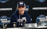 UConn Basketball HC Dan Hurley at the 2026 NCAA Tournament