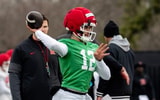 Rutgers Football quarterback Dylan Lonergan