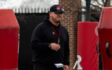 Rutgers Football rush ends coach Joe Woodley in spring practice 2026